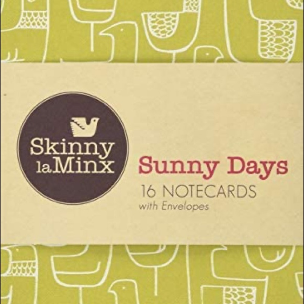Sunny Days Notecard Set (Skinny LaMinx): 16 Notecards with Envelopes
